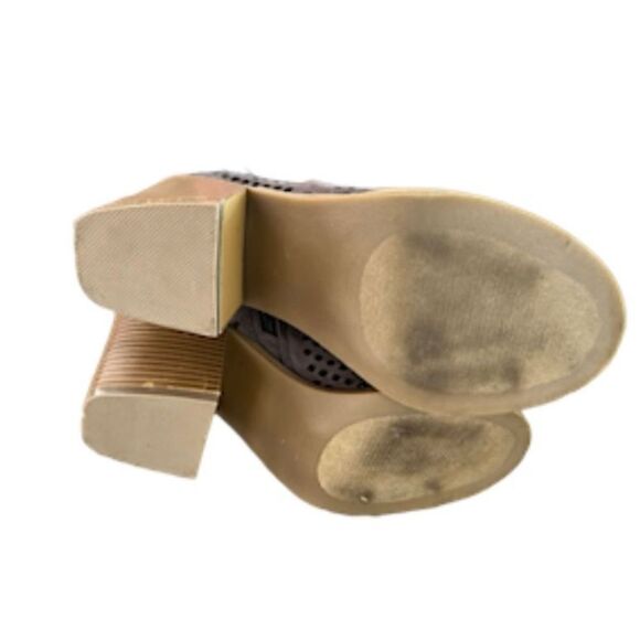 Womens London Rag Shoes Faux Suede Serena Heeled Bootie Ankle Boots - Sz 6.5 - Picture 3 of 5